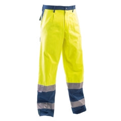 PANTALONE BICOLORE ALTA VISIBILITA' 100% COTONE 3M